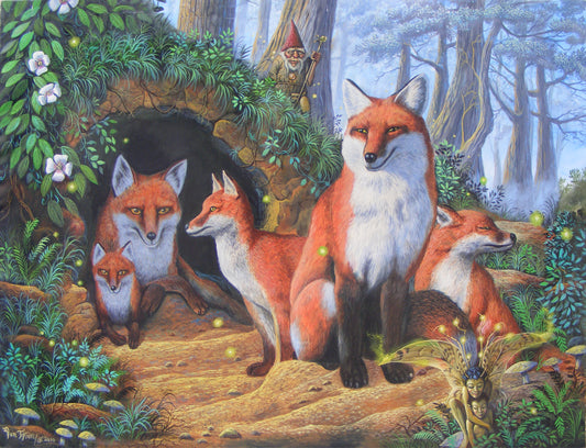 "Fox Den" – A Glimpse into the Wild